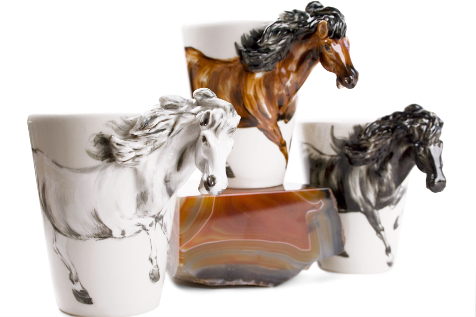 Horse-themed coffee mug from Blue Witch